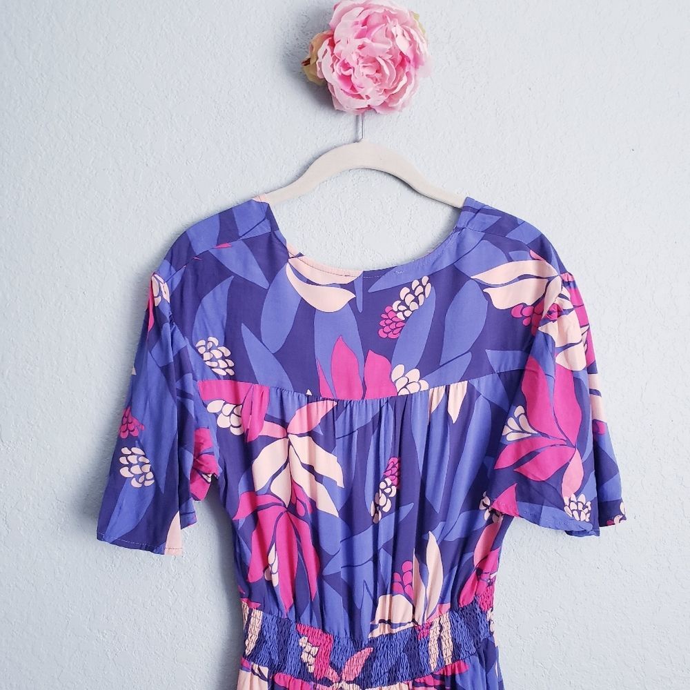 Anthropologie Abel The Label Bold Floral V-Neck H… - image 8